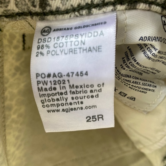 🆕 AG Adriano Goldschmied jeans Mari Straight Ankle NWT size 25 R color Syidda - Picture 6 of 7